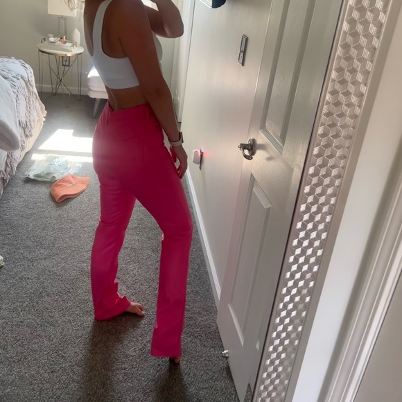 AFRM Heston Faux Leather Straight Leg Pants - Picture 15 of 16